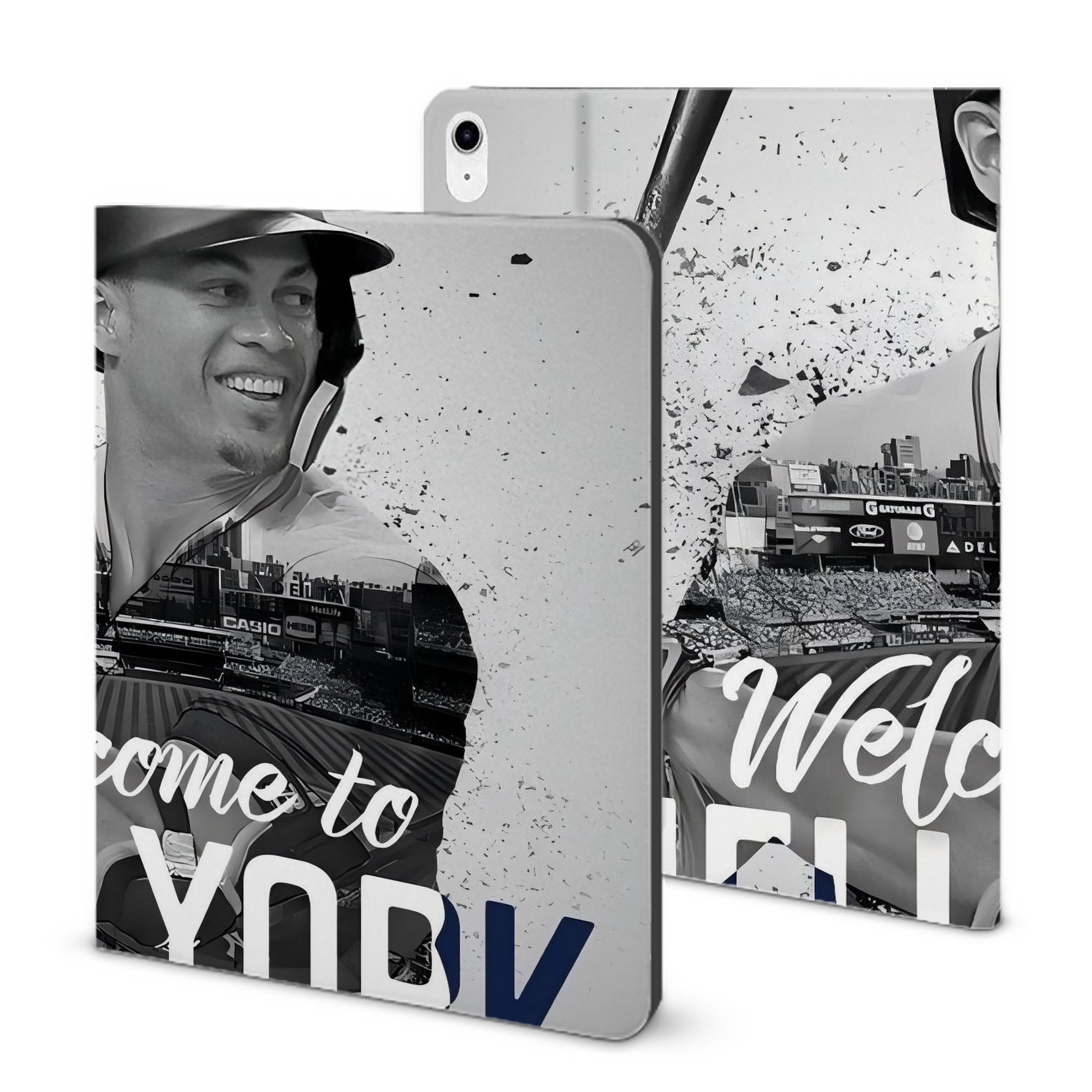 Giancarlo Stanton 42 IPad Case Without Pencil Slot – Book-Style Cover With PU Leather & TPU – Slim, Durable, Scratch-Resistant, Full Protection & Easy Access